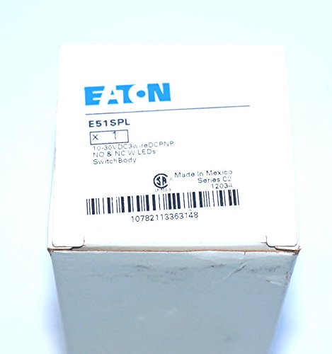 Eaton Control Automation E51SPL DC PNP Sensor Switch Body Only - E51 Series for Industrial Automation & Machine Control