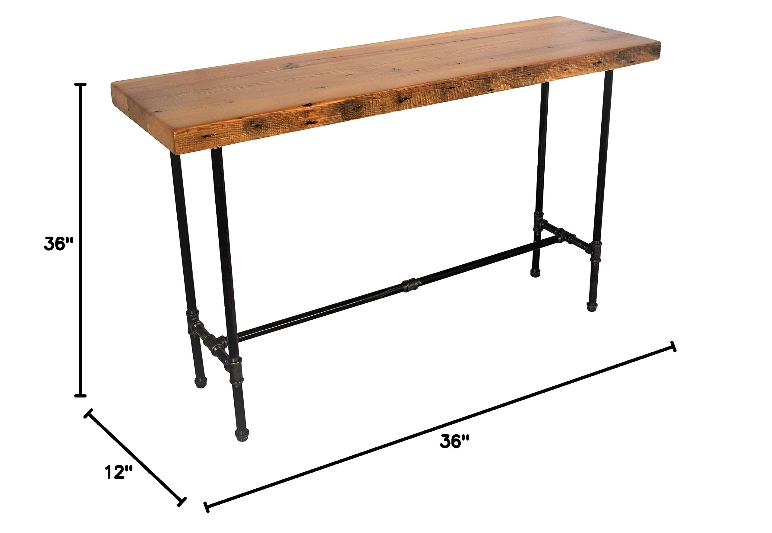 42 Inch High Sofa Table - Entryway, Hallway & Nook Wood Table (36