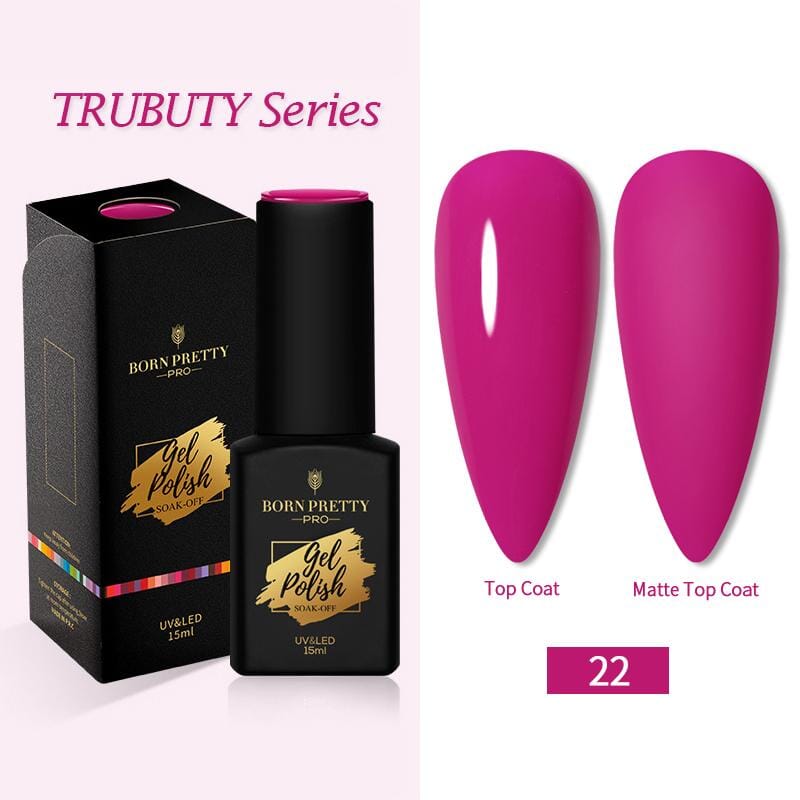Trubuty Series Gel Polish 15ml - Long Lasting Nail Polish Kit for Salon & Home Manicure - Perfect for Nail Art, DIY Nails, and Professional Use