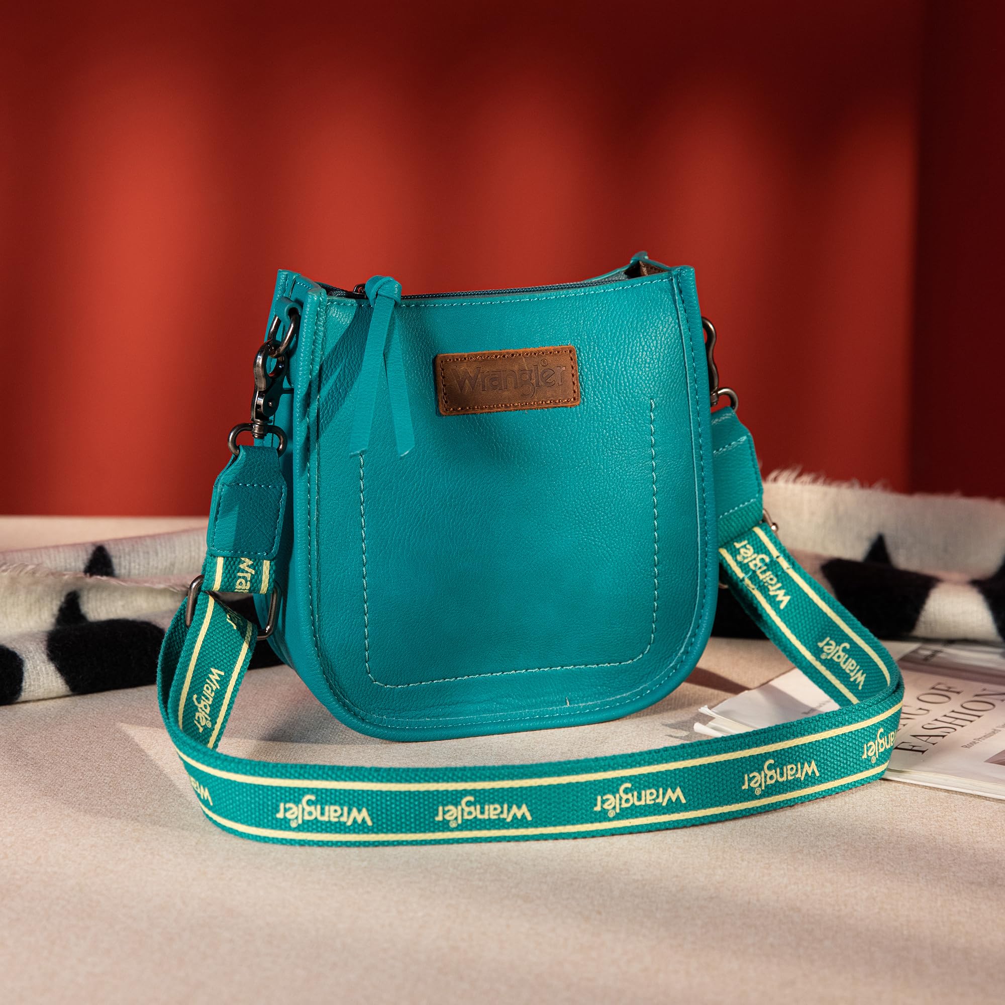 Wrangler Small Crossbody Bags for Women - Cute Mini Shoulder Purse Handbag - Perfect for Travel, Shopping & Everyday Use