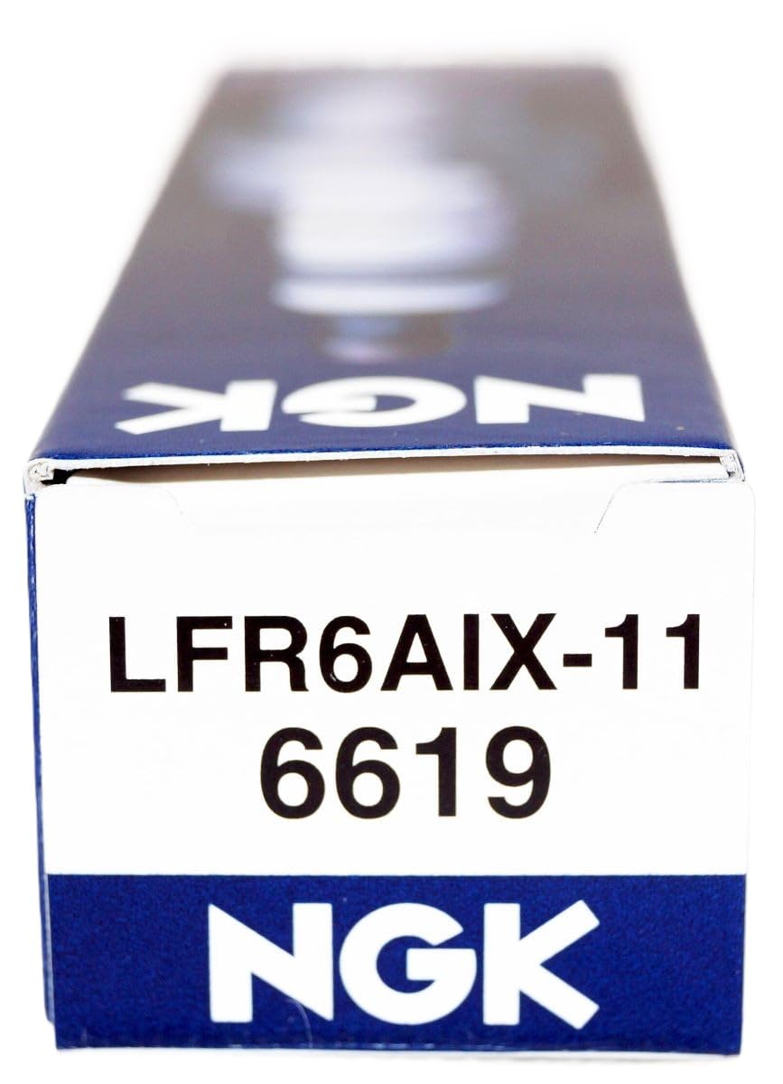 NGK 6619 Iridium IX Spark Plugs LFR6AIX-11 - Pack of 6 | High Performance Ignition Plugs for Cars, Trucks & SUVs | Improves Fuel Efficiency & Engine Power
