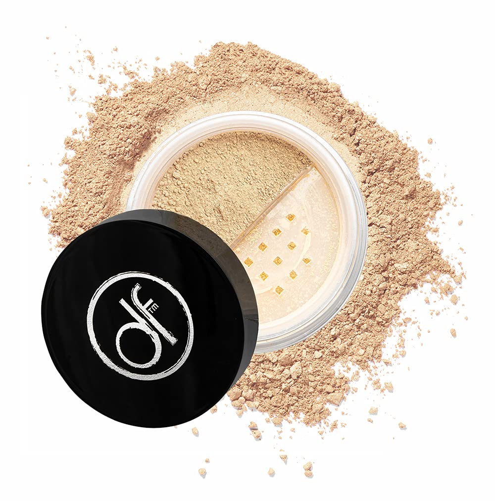 Dermaflage SPF Mineral Powder Sunscreen for Sensitive Skin - All Natural, Broad Spectrum Sun Protection - Perfect for Daily Use & Outdoor Activities
