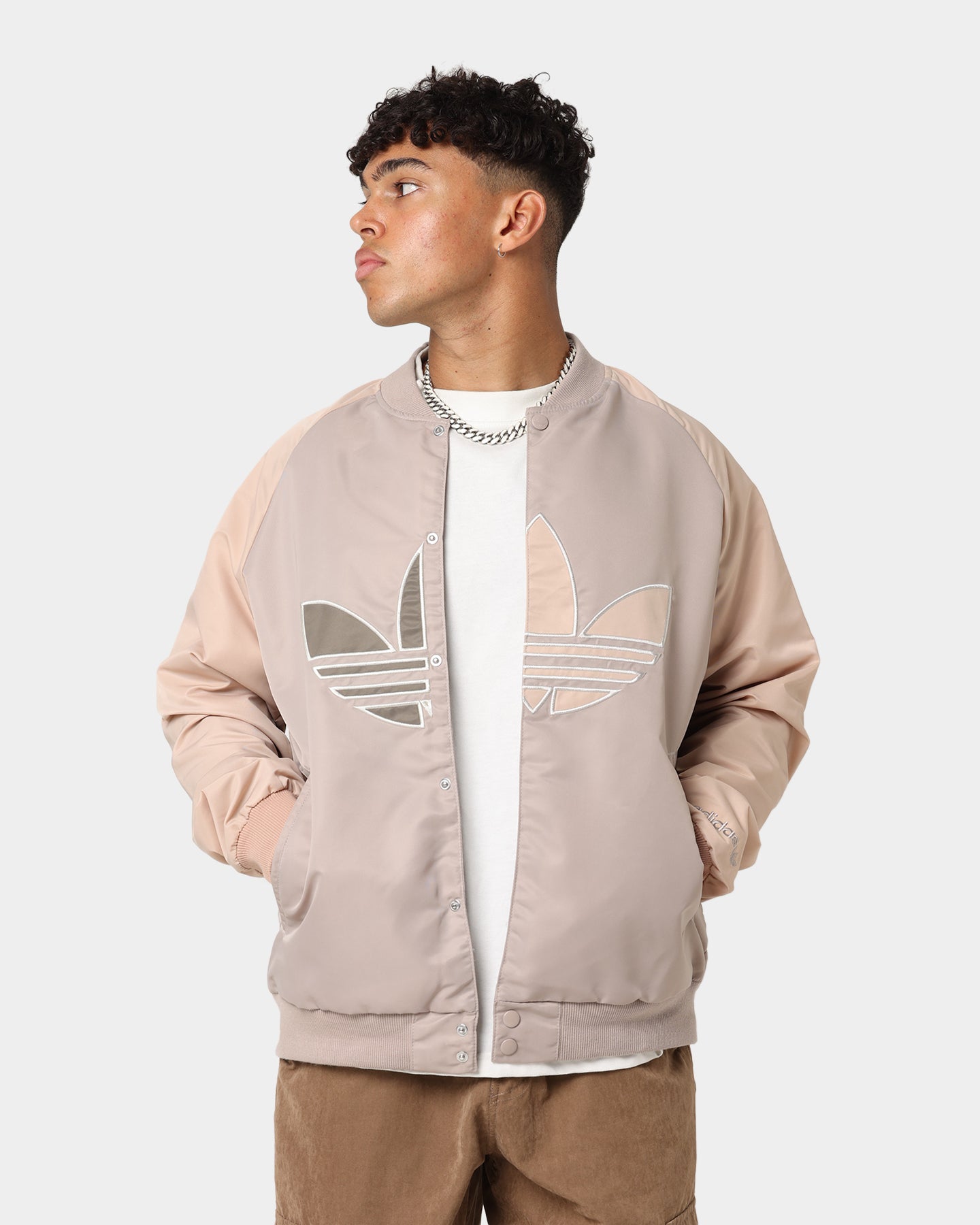 Adidas CLGT Jacket for Men & Women - Ash Pearl/Vapour Grey - Lightweight Windbreaker for Running, Hiking & Outdoor Activities
