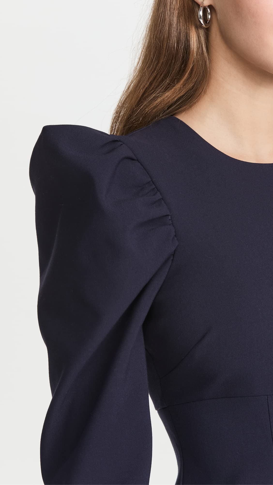 LIKELY Women's Long Sleeve Alia Dress - Elegant Flowy Midi Dress for Casual & Office Wear | Perfect for Work, Dates & Special Occasions