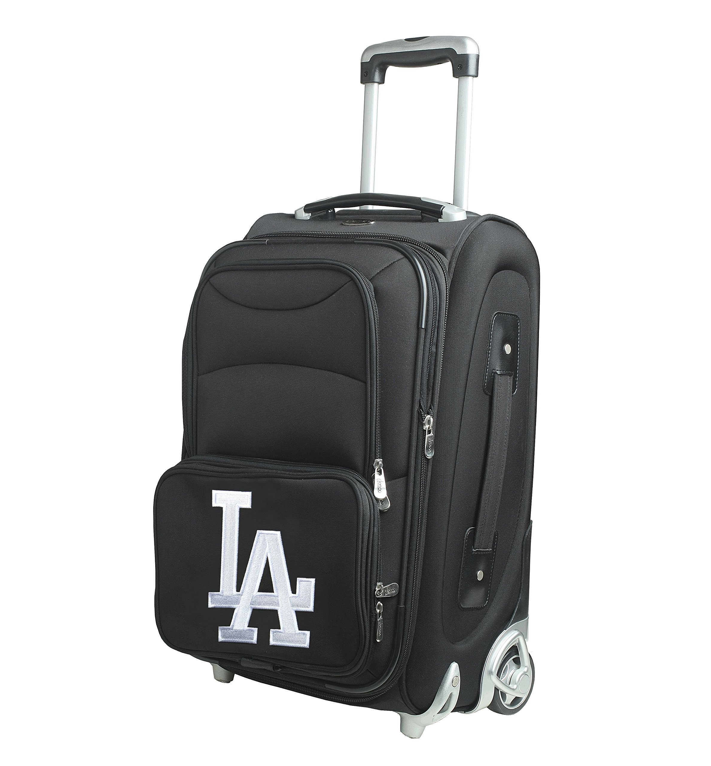 Denco 21-Inch Black Skate Wheel Carry-On Luggage - Lightweight Spinner Suitcase for Air Travel, Business Trips & Weekend Getaways