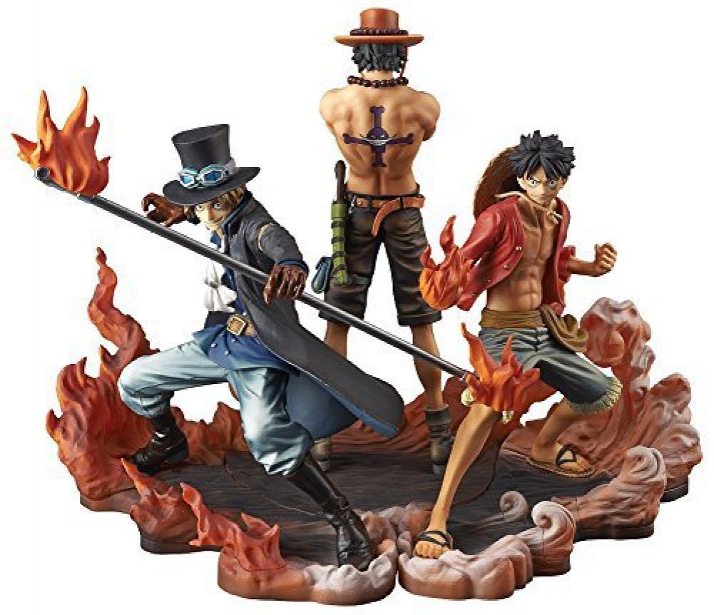 Banpresto One Piece DXF Figure - Brotherhood II Set of 3 Anime Collectibles | Perfect for Display, Gift Giving & Anime Fans Collection
