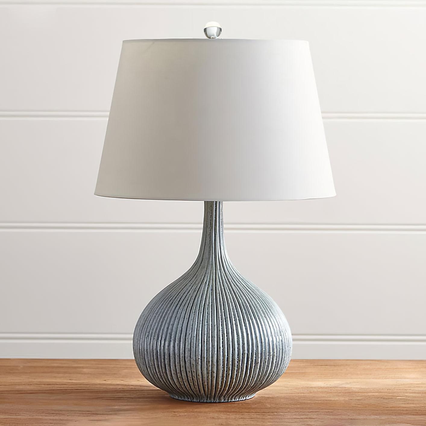 Kole Ceramic Table Lamp - Modern Home Decor Lighting for Bedroom, Living Room & Office - Stylish & Energy Efficient LED Lamp