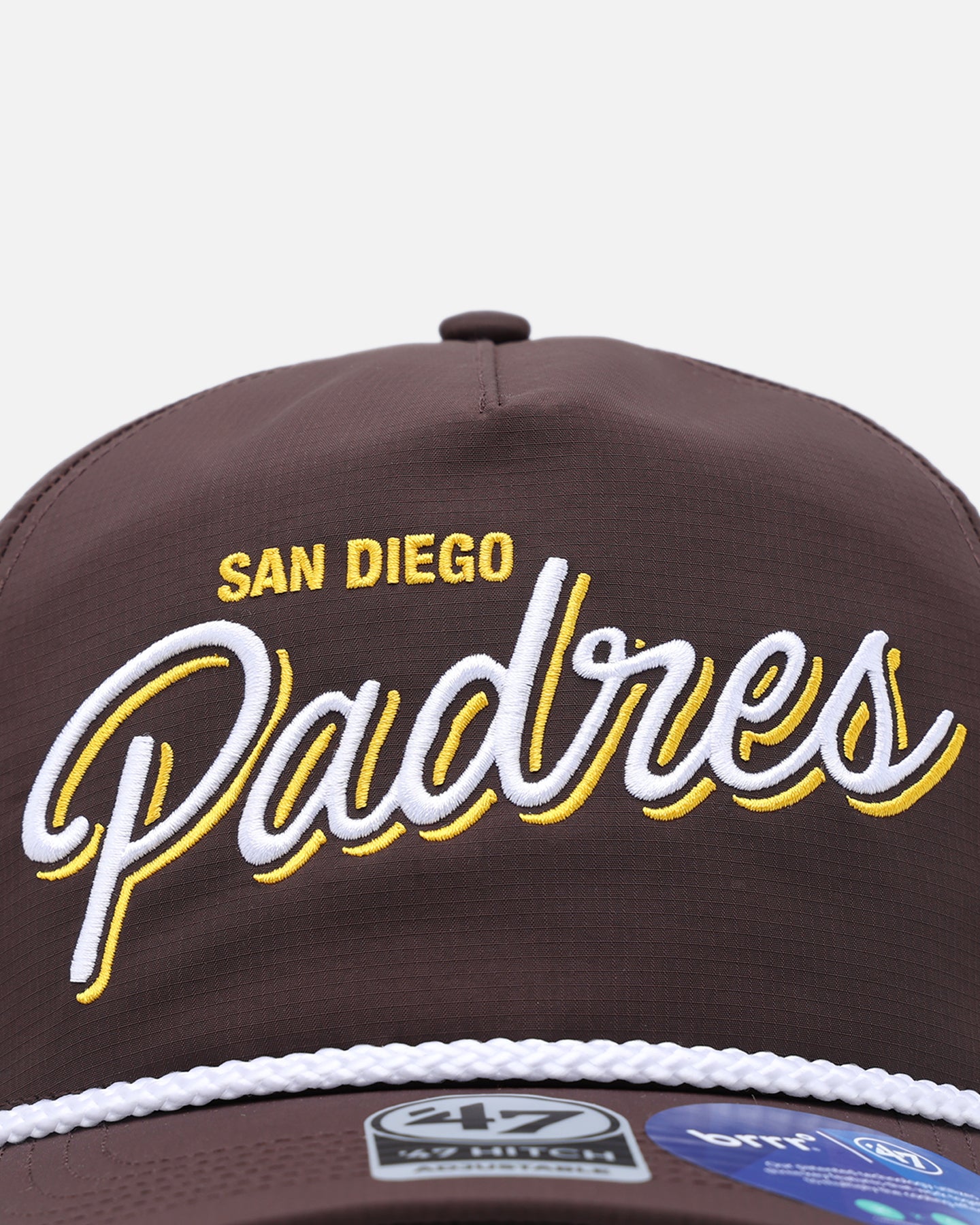 47 Brand San Diego Padres Brrr° Fairway '47 Hitch Snapback Hat - Brown Adjustable Baseball Cap for Men & Women - Perfect for Sports Games, Casual Wear & Fan Collections