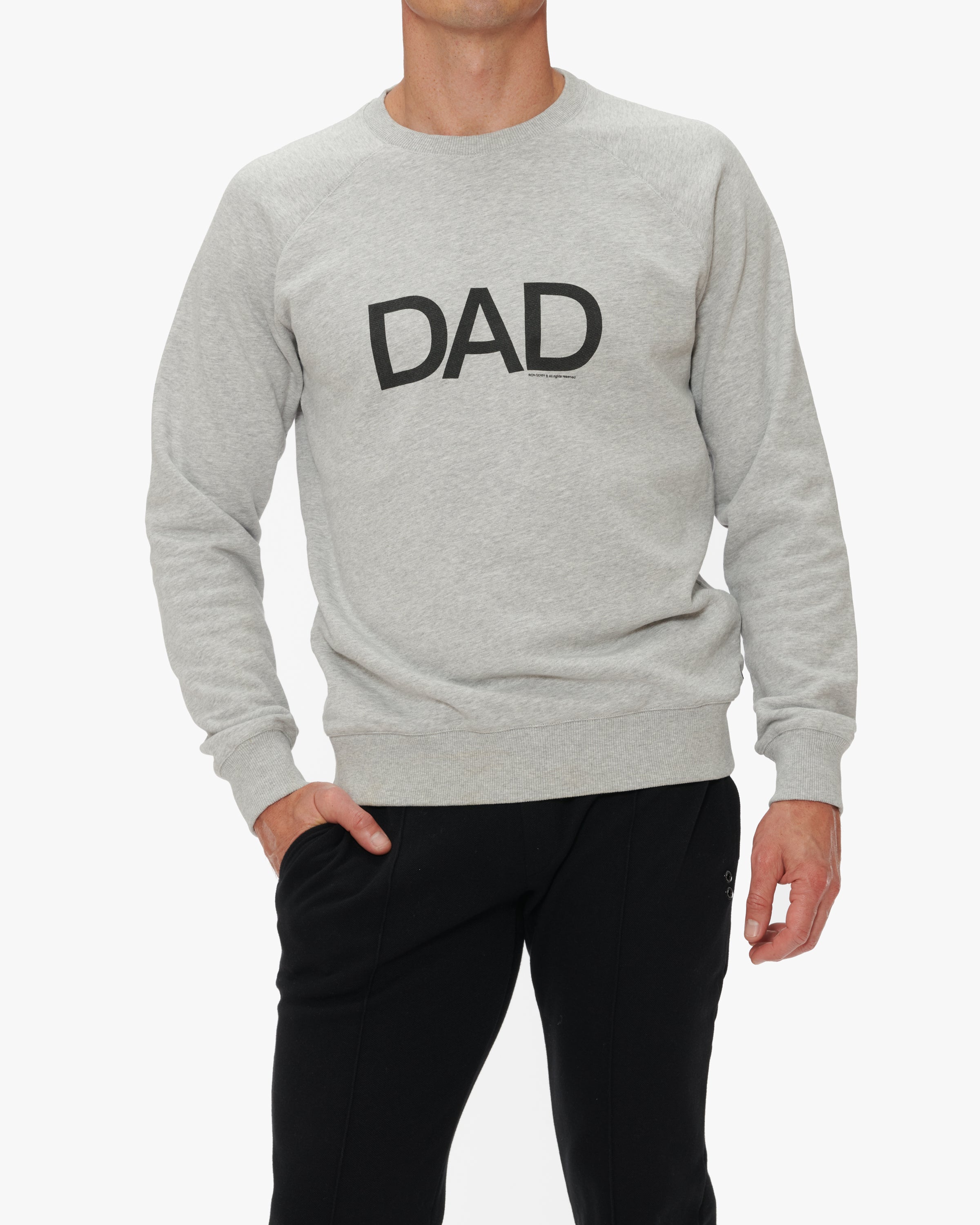 Ron Dorff Men's Premium Cotton Dad Sweatshirt - Comfortable Casual Pullover for Everyday Wear | Perfect for Relaxing at Home, Weekend Outings & Father's Day Gifts