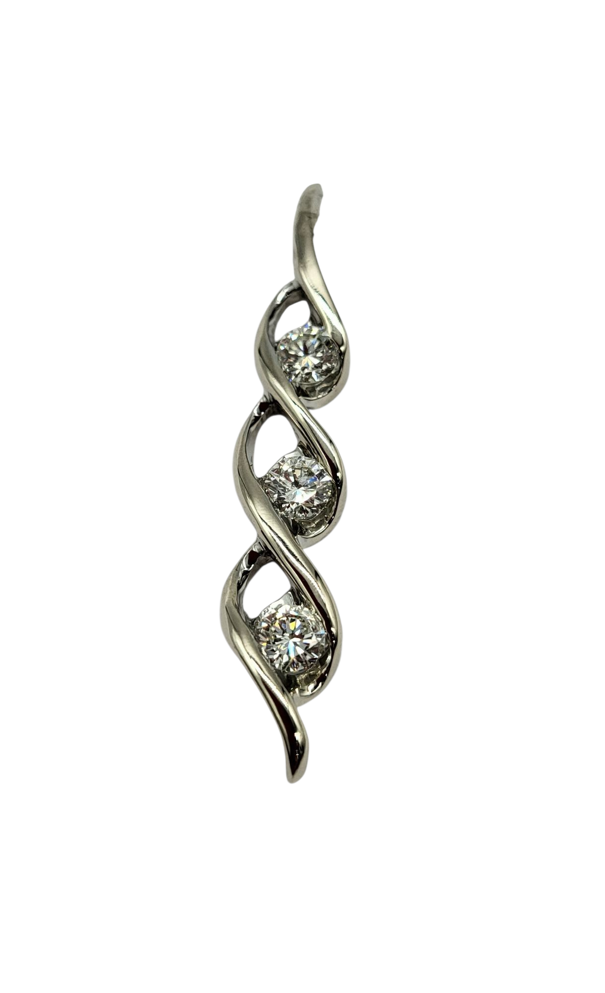 1/2 Carat Diamond Pendant Necklace - 14K White Gold Solitaire Pendant for Women - Perfect for Anniversary, Birthday & Valentine's Day Gifts