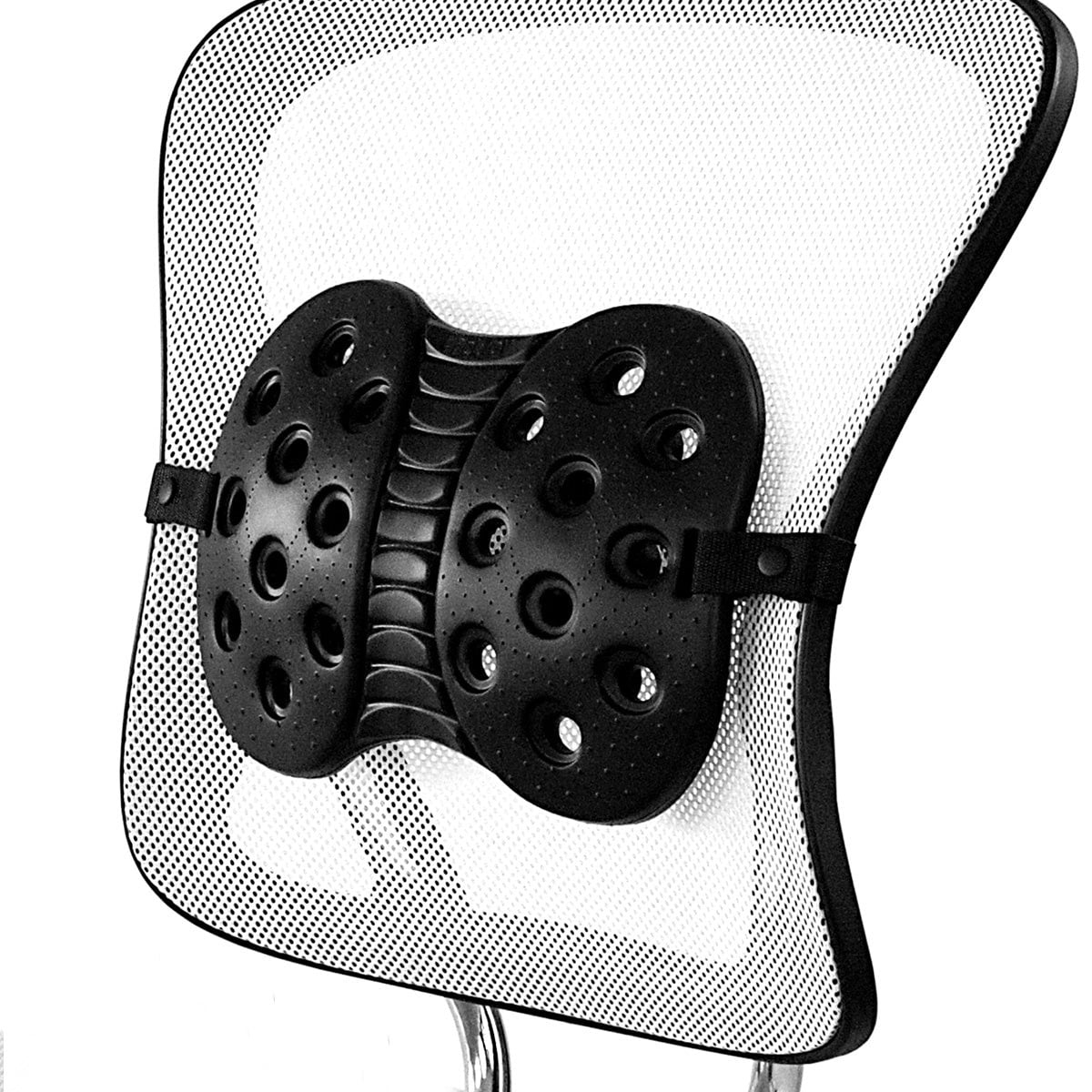 Ergonomic Lumbar Support Pillow with Hot/Cold Therapy Packs - Relief for Back Pain at Home, Office & Car