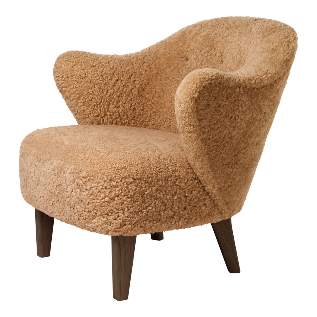 Ingeborg Lounge Chair with Premium Sheepskin Upholstery - Cozy & Stylish Accent Chair for Living Room, Bedroom, or Office