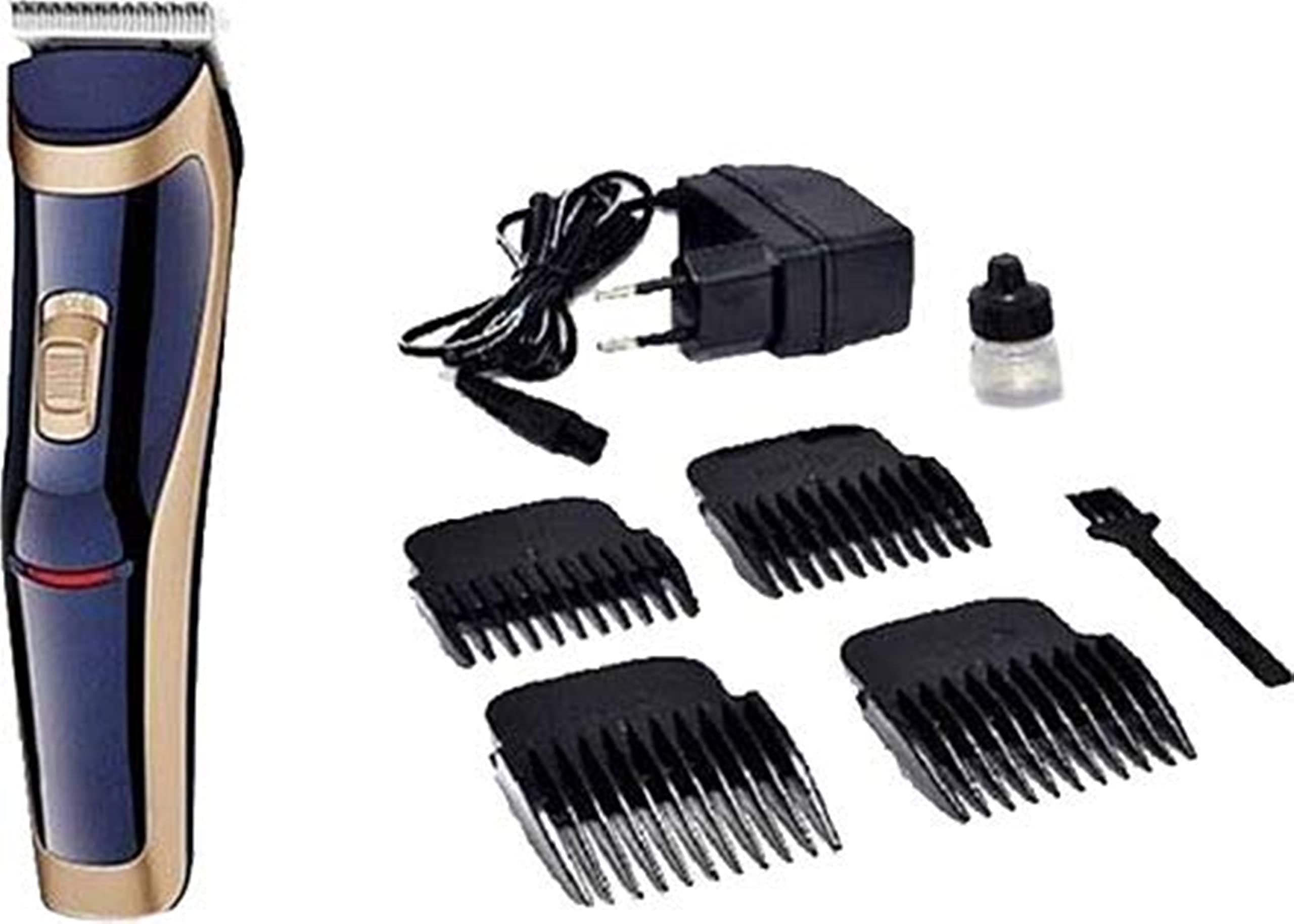Concepta Professional Hair Clipper for Men - Rechargeable Cordless/Corded Beard Trimmer & Hair Cutting Machine with Precision Blades (Navy Blue) | Perfect for Home Barbering, Beard Grooming & Styling