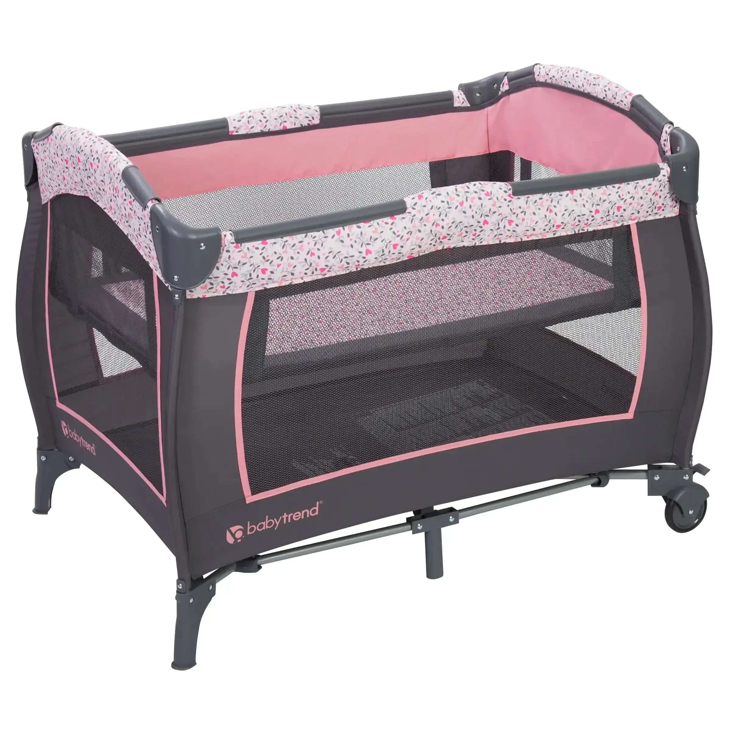 Trend E Nursery Center® Playard - Portable Baby Playpen with Breathable Mesh, Lightweight & Foldable for Travel, Home, Daycare - Safe Play Area for Infants & Toddlers