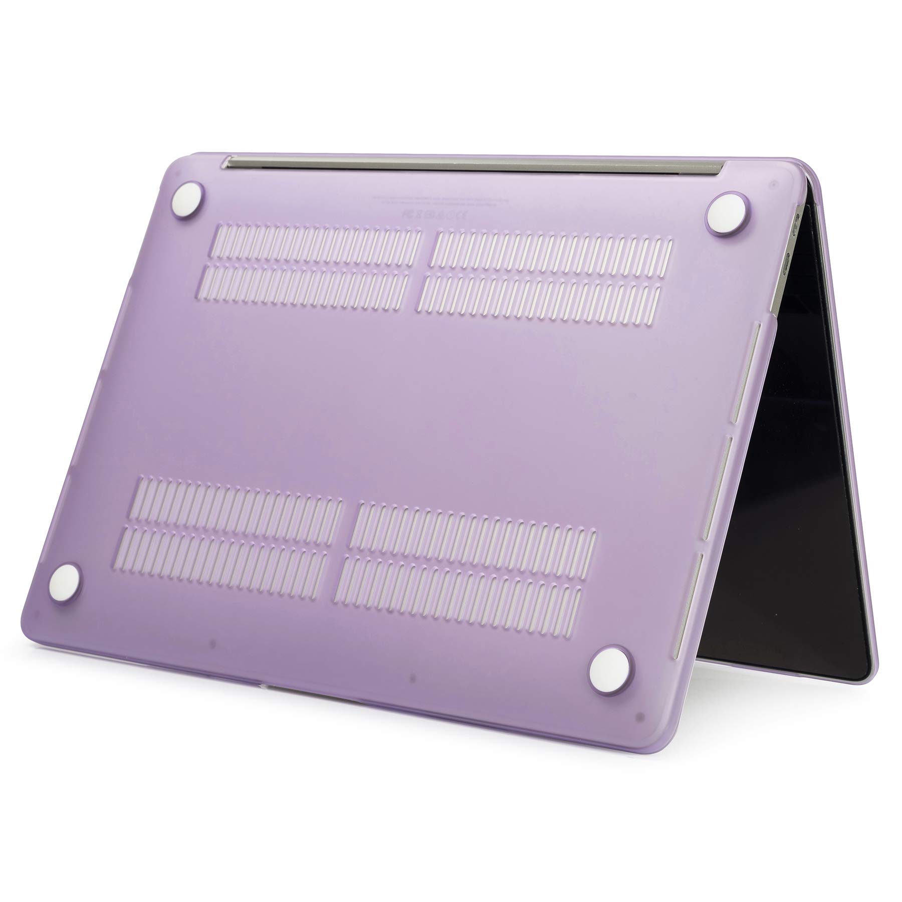 Se7enline Hard Shell Protective Case for MacBook Pro 16 inch (2021/2020/2019) - Compatible with Mac Pro 16-inch Retina Display Model A2141 MVVL2CH/A with Touch Bar & Touch ID - Light Purple | Durable Laptop Cover for Work, Travel & School