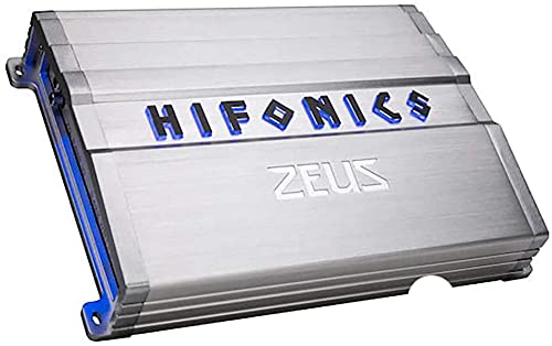 Hifonics ZG-2400.1D Zeus Gamma 2400W Monoblock Car Amplifier - 1 Channel Super D Class Subwoofer Amp with Gravity Magnet Phone Holder - Perfect for Car Audio Systems & Bass Enthusiasts