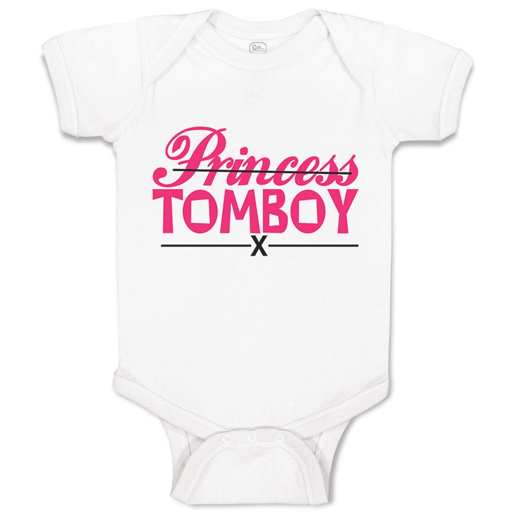 Custom Baby Bodysuit - Princess & Tomboy Funny Cotton Onesie for Boys & Girls | Perfect for Birthdays, Photo Shoots & Everyday Play