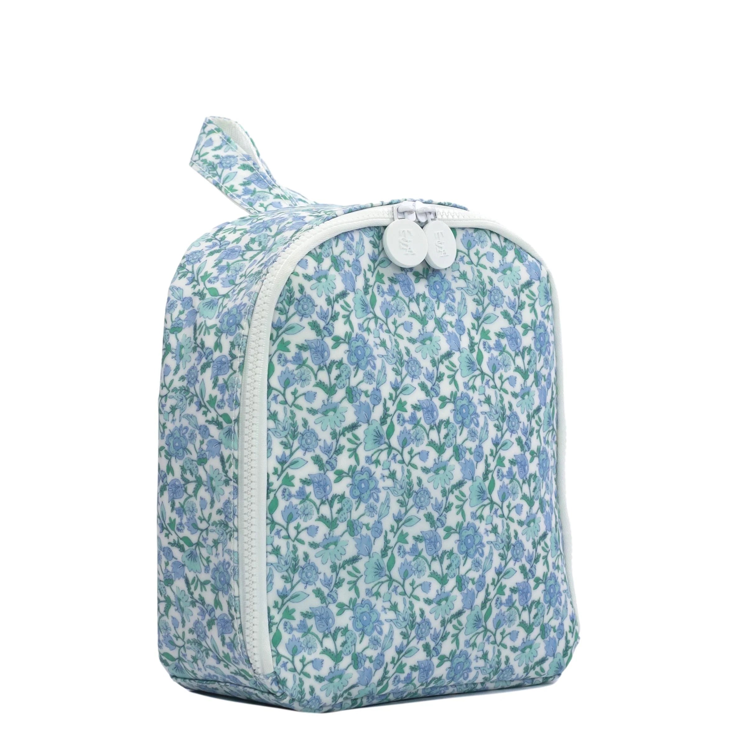 TRVL Design Insulated Lunch Bag - Stylish Hamptons Floral Pattern for Work, School & Picnics | Leakproof Reusable Lunch Tote for Women & Men