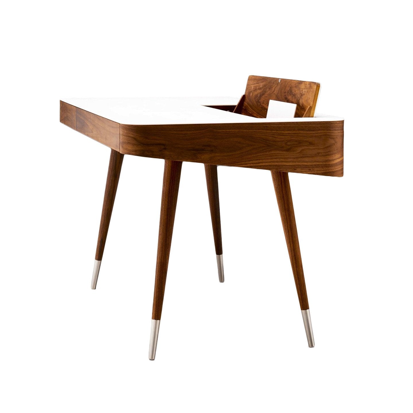 Nissen Gehl MDD AK1330 Modern Office Desk - Ergonomic Computer Desk for Home & Office Workspace, Compact Design with Durable Steel Frame - Perfect for Small Spaces, Study Rooms & Remote Work