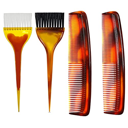 Combo (1 Bleach brush + 1 Dye Brush+ 2 Comb)