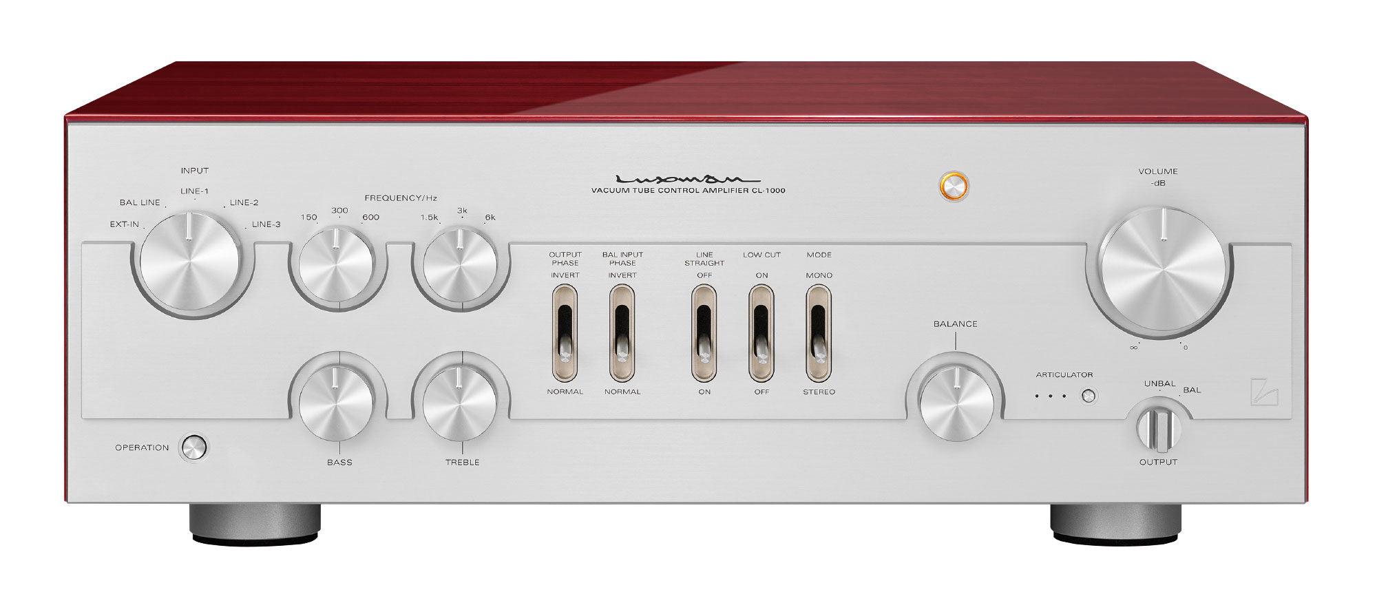 Luxman CL 1000 Vacuum Tube Control Amplifier - High-End Audio Preamplifier for Audiophiles & Home Theater Systems - Perfect for Vinyl Records, Hi-Fi Systems & Studio Recording