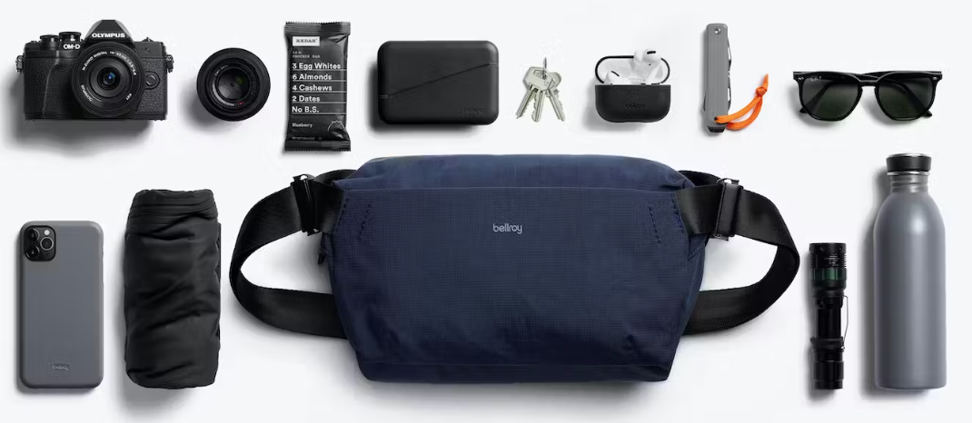 Venture Sling 9L Crossbody Bag - Lightweight & Water-Resistant for Travel, Hiking & Everyday Use | Compact & Durable for Men & Women