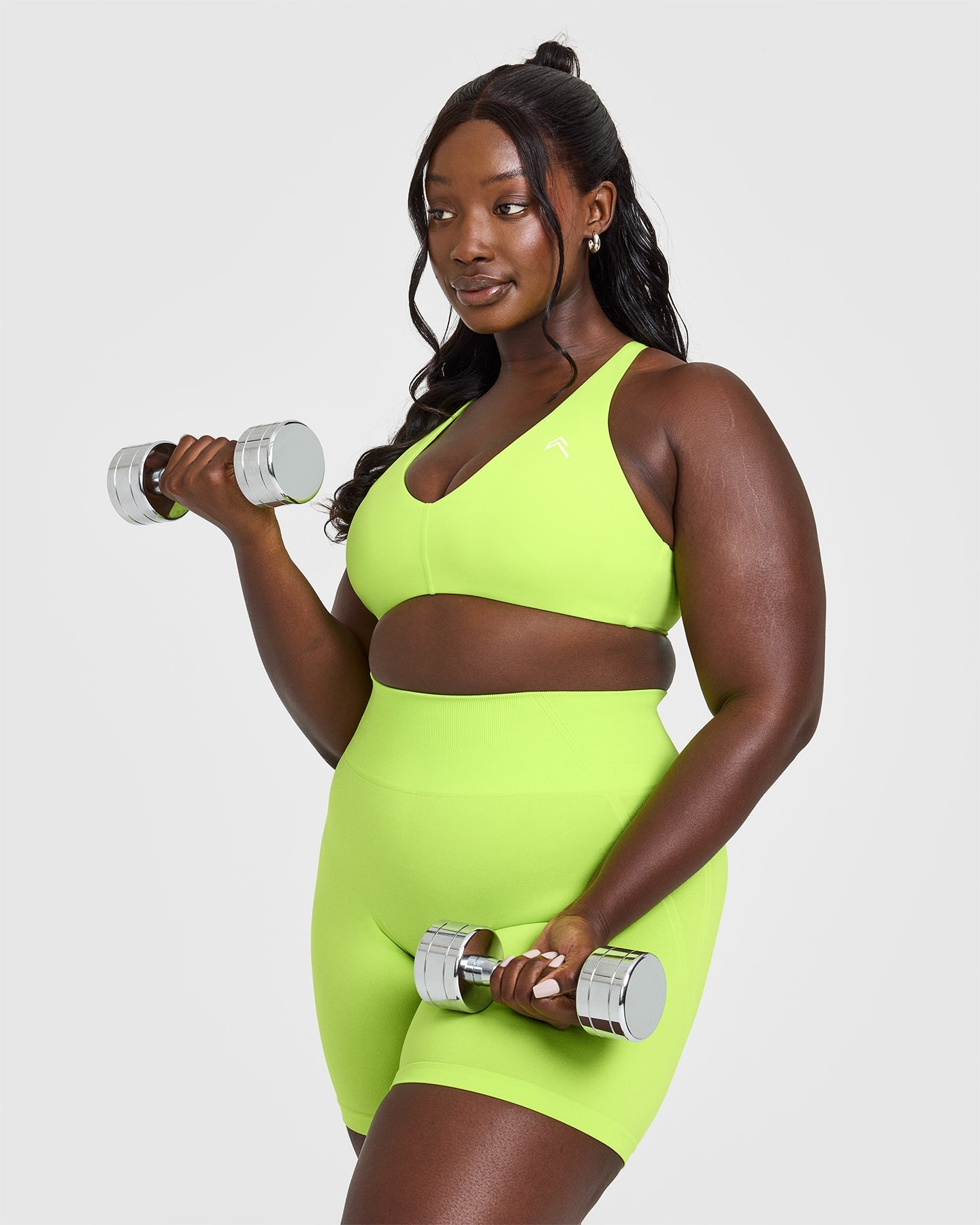 Seamless Wireless Micro Bralette - Citrus Green | Comfortable Soft Stretchy Yoga Bralette for Women | Perfect for Yoga, Lounge & Everyday Wear