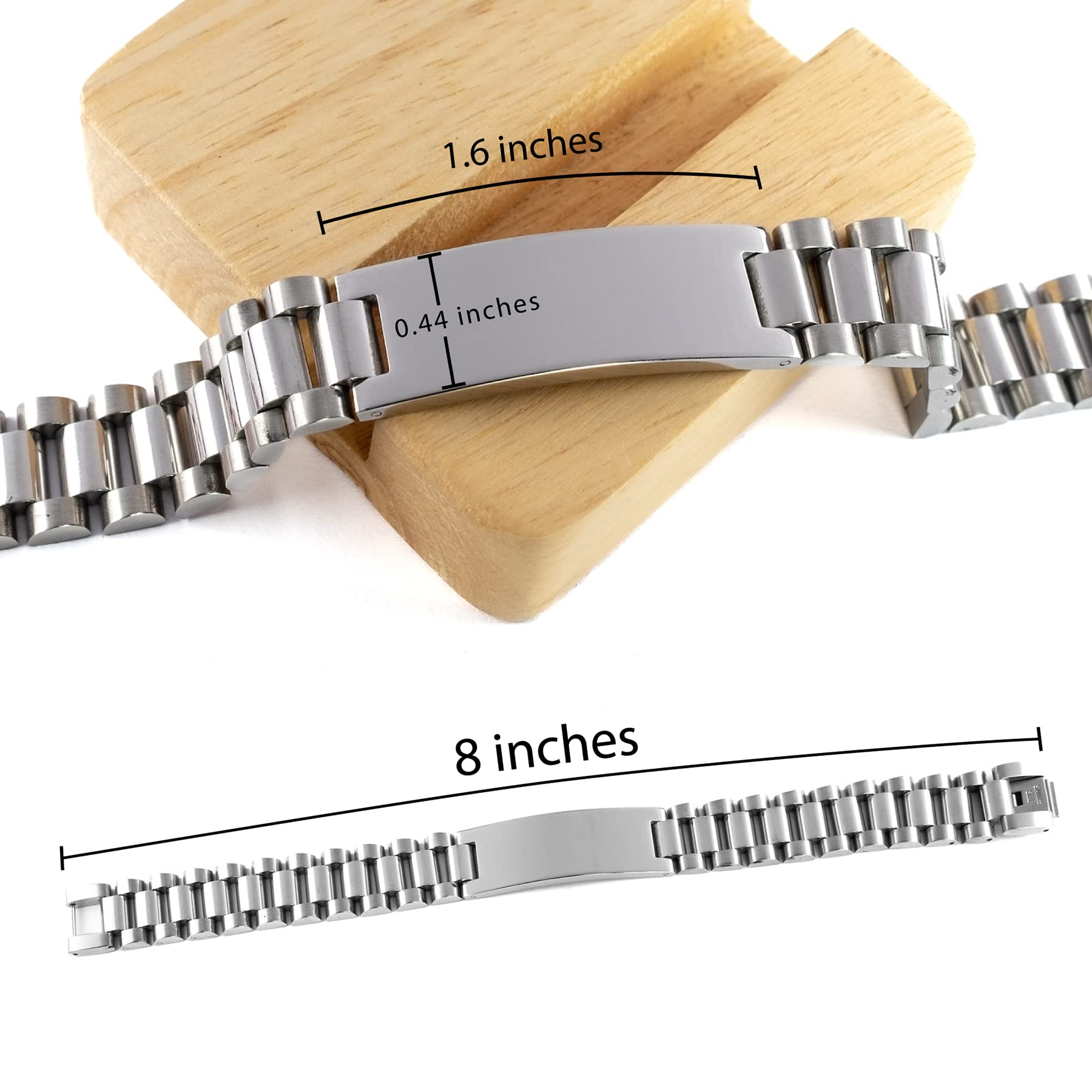 Gigi Gifts - Inspirational Stainless Steel Bracelet with 'Be Brave, Have Courage & Love Life' Engraving | Unique Birthday Gift for Women | Perfect for Daily Wear, Special Occasions & Motivational Jewelry Collection