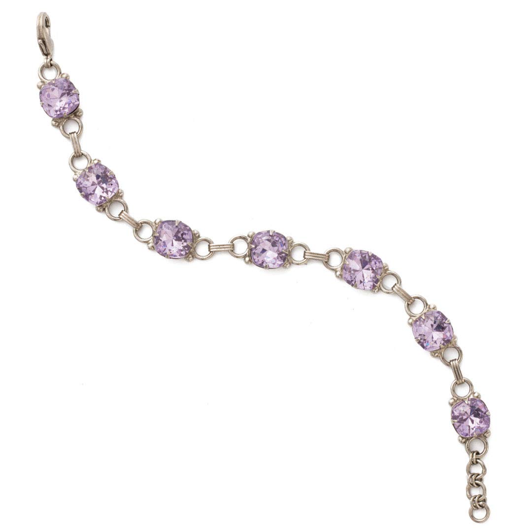 Sorrelli Essentials Eyelet Line Bracelet - Elegant Silver Bracelet for Women, Adjustable Bangle with Eyelet Design | Perfect for Everyday Wear, Office, Parties & Special Occasions