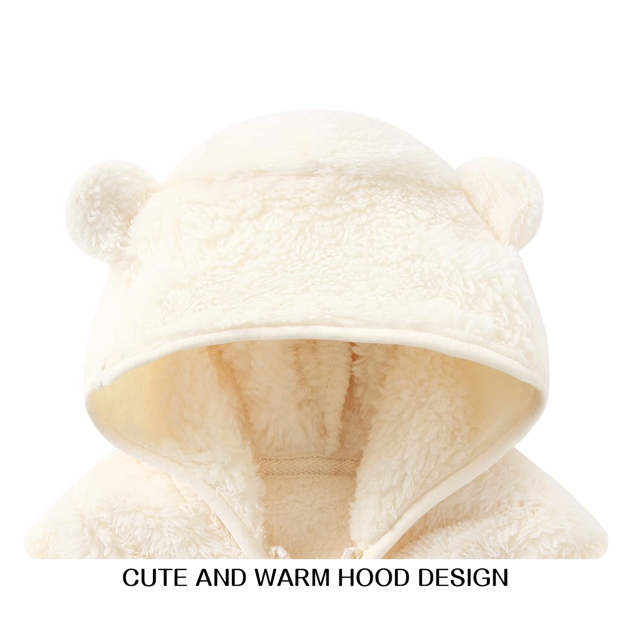 Baby Boys & Girls Fleece Jacket - Winter Warm Cozy Toddler Sweater for Outdoor Play & Daily Wear