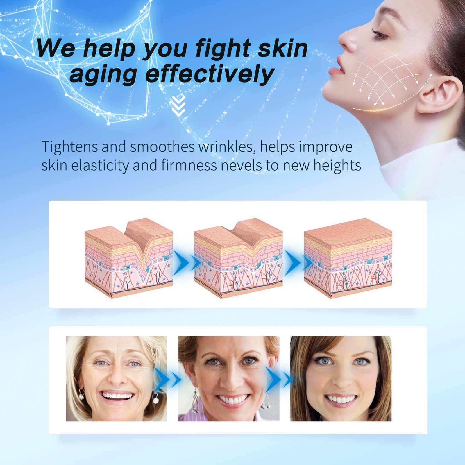 2PC Ultra Firming Skin Cream - Advanced Skin Tightening & Rejuvenating Face Cream for Wrinkles & Sagging Skin | Day & Night Moisturizer for Women & Men | Perfect for Anti-Aging Routine & Post-Workout Skin Care