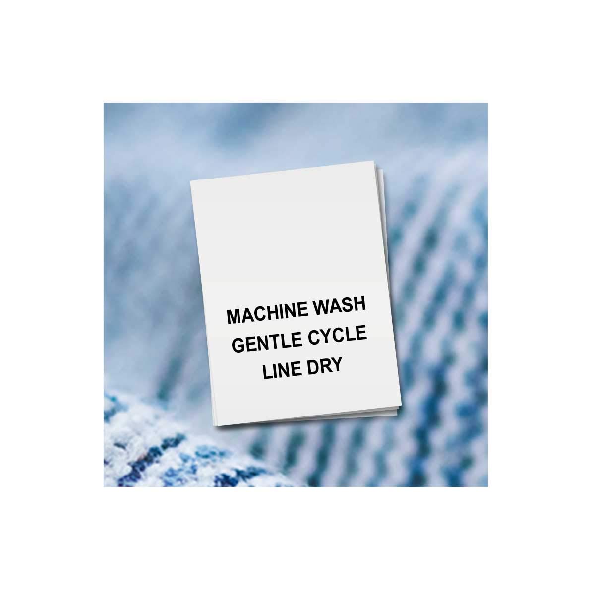 100 Custom Printed Clothing Labels & Care Labels (Machine Washable) - Perfect for DIY Garments, Handmade Crafts & Branding Apparel
