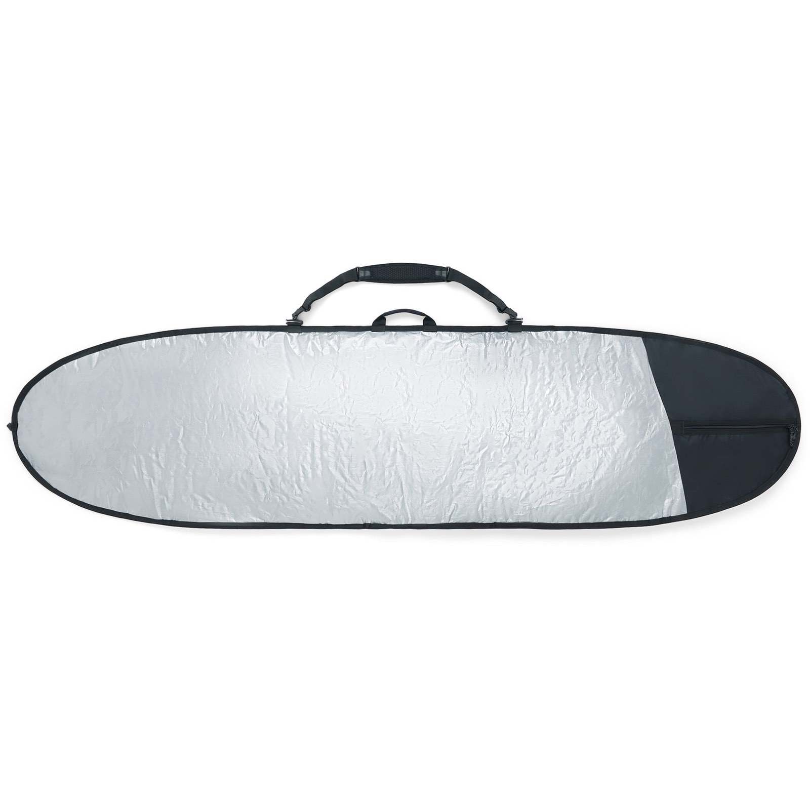 Dakine Daylight LT Noserider Board Cover - Waterproof Surfboard Bag for Travel & Storage - Silver/Black/Silver - Perfect for Surfing, Beach Trips & Protecting Your Board