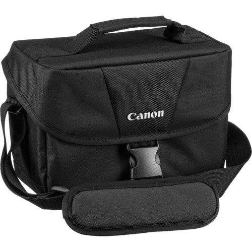 Canon EOS 200ES DSLR Camera Shoulder Bag - Black Waterproof Protective Case for Travel, Hiking & Outdoor Photography
