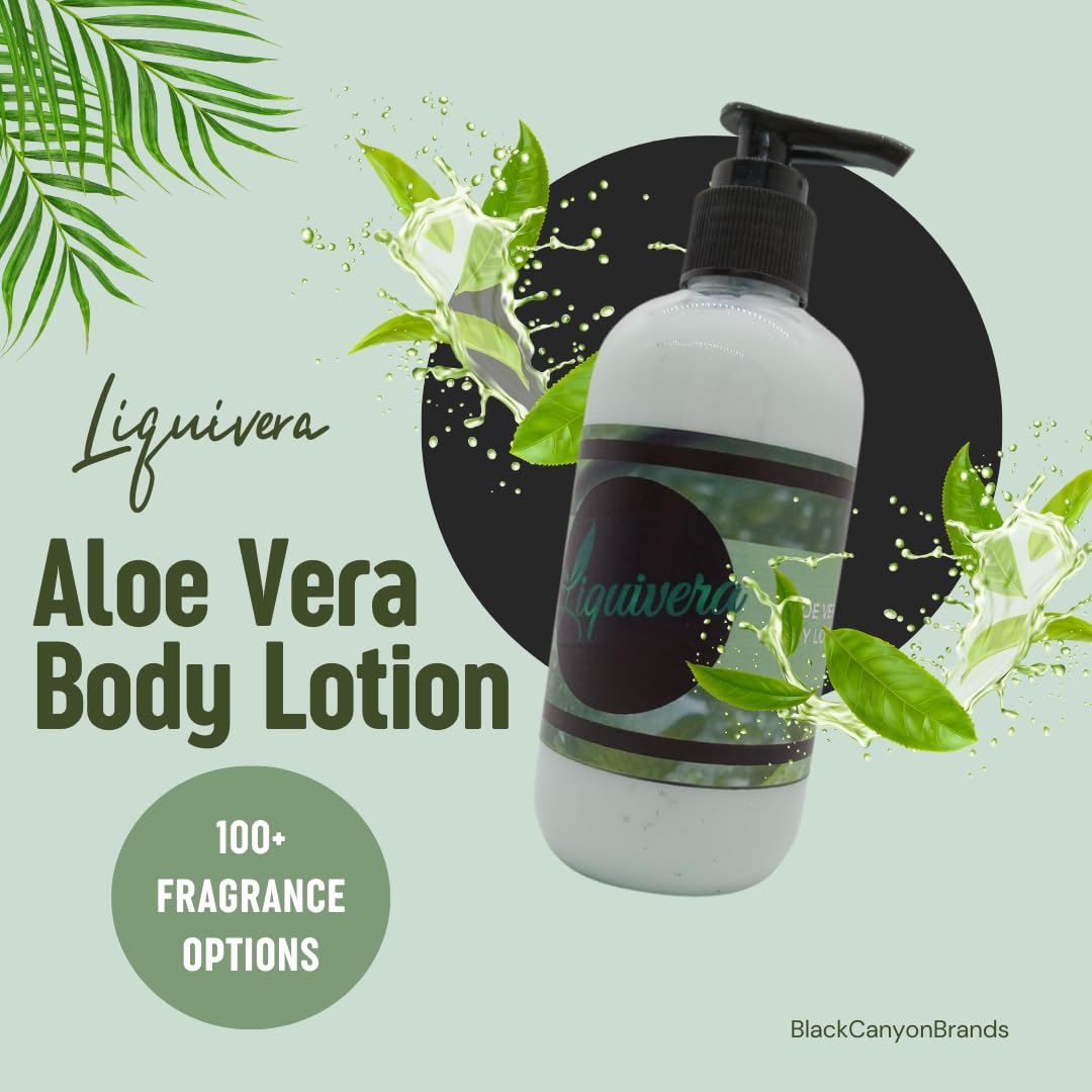 Muscadine Scented Aloe Vera Body Lotion - 1 Gallon Size for Spa, Massage & Dry Skin Care | Hydrating Moisturizer for Women & Men