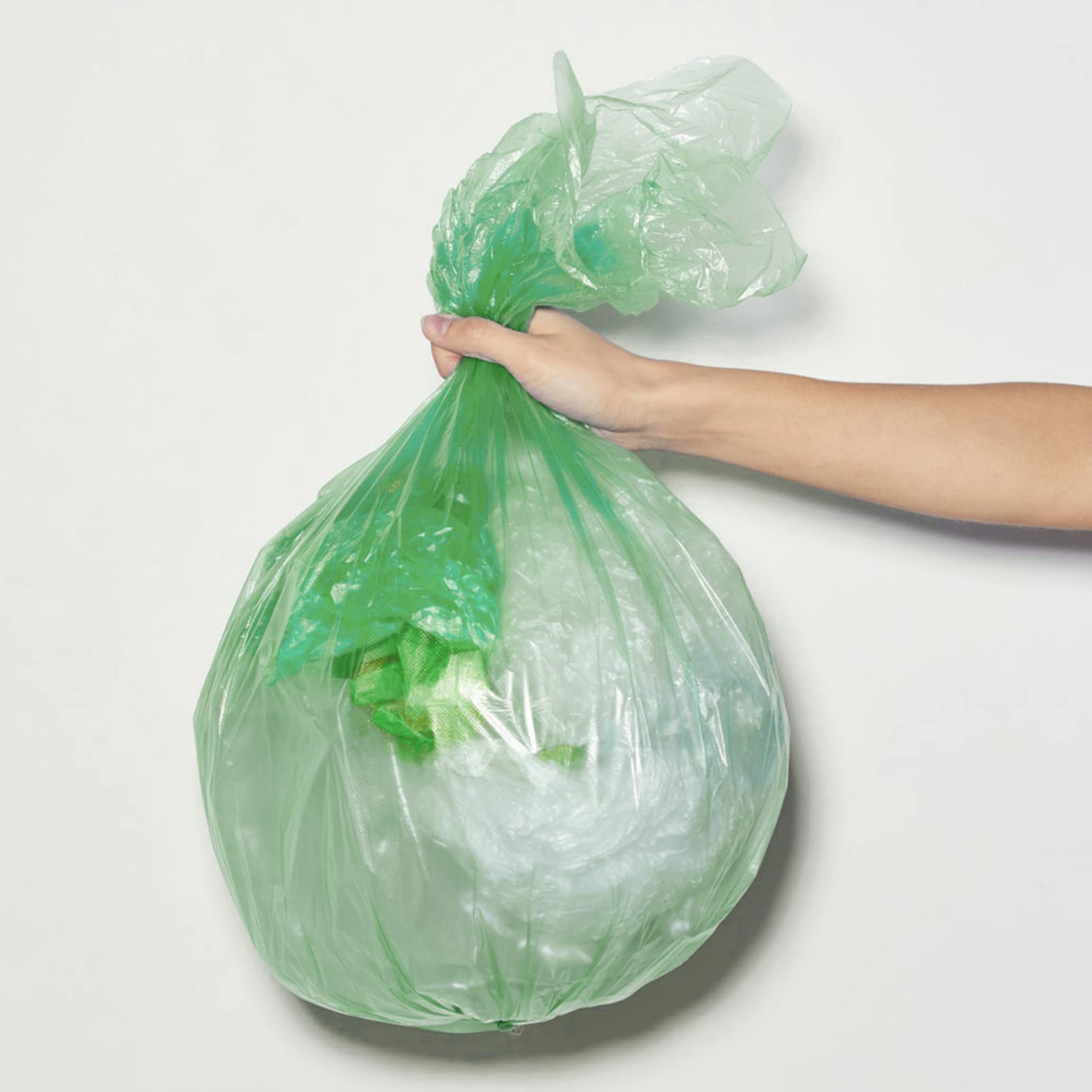 100pcs Heavy Duty Trash Bags - 13 Gallon Large Garbage Bags, Extra Thick & Leak Proof for Kitchen, Office, and Outdoor Use - Perfect for Waste Disposal, Composting, and Recycling