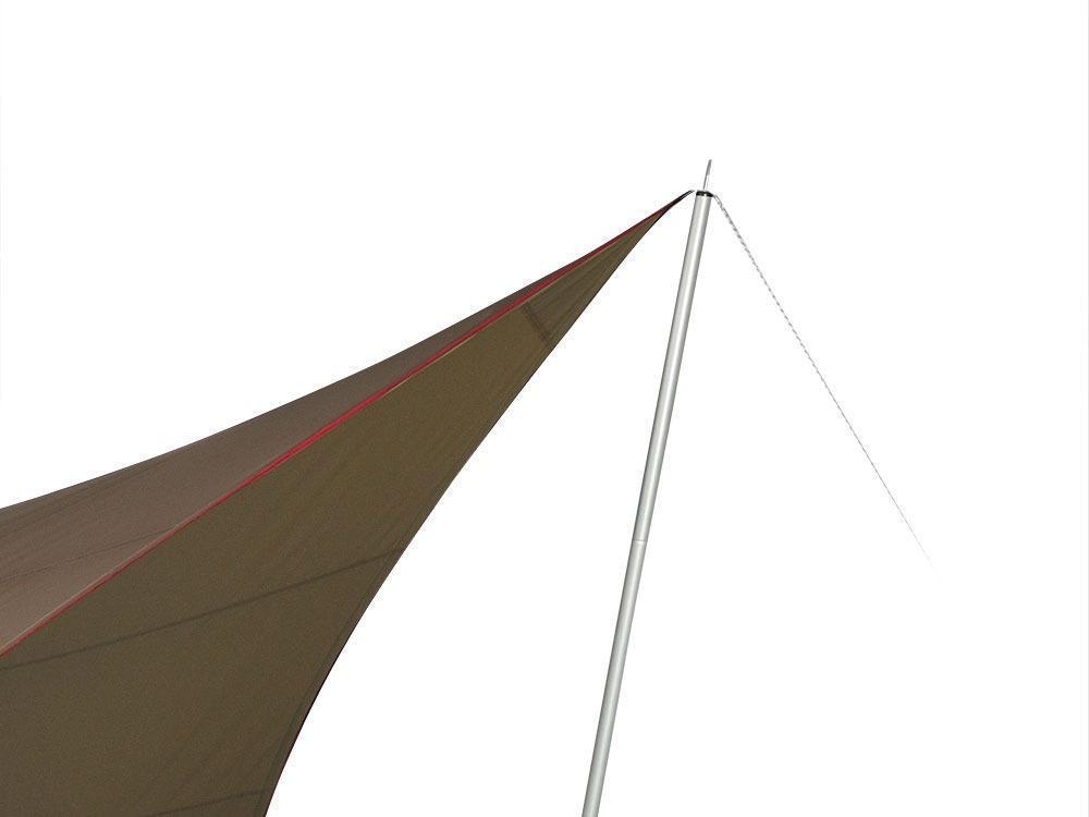 Hexagonal Tarp with Grommets - Heavy Duty Waterproof Camping Tarp for Outdoor Shelter, Picnic, Beach, and Backpacking - Durable Hex Shade Canopy for Patio, Garden, and Emergency Use