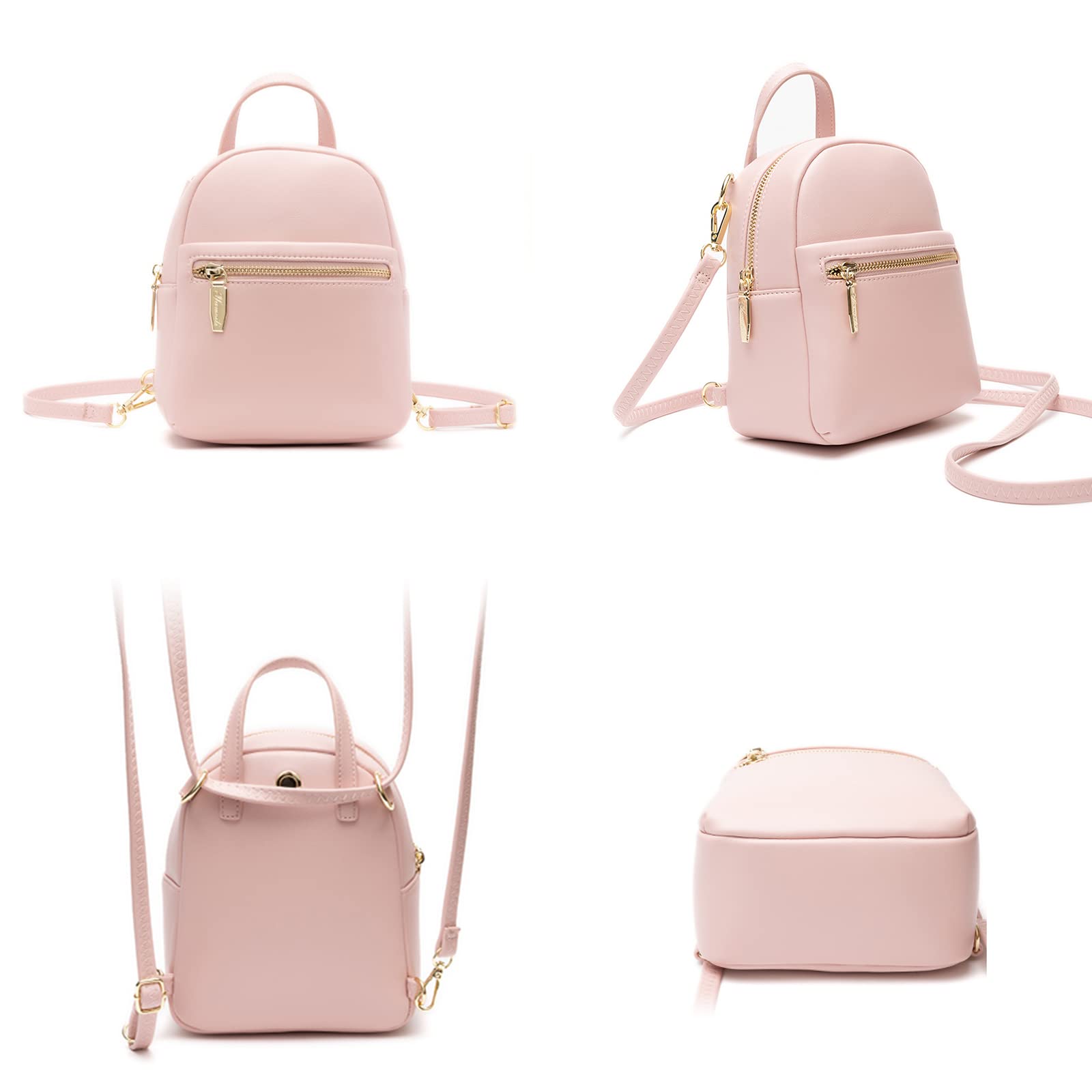 Mini Leather Backpack Purse for Women - Small Cute Shoulder Bag Handbag | Perfect for Travel, Work, School & Daily Use