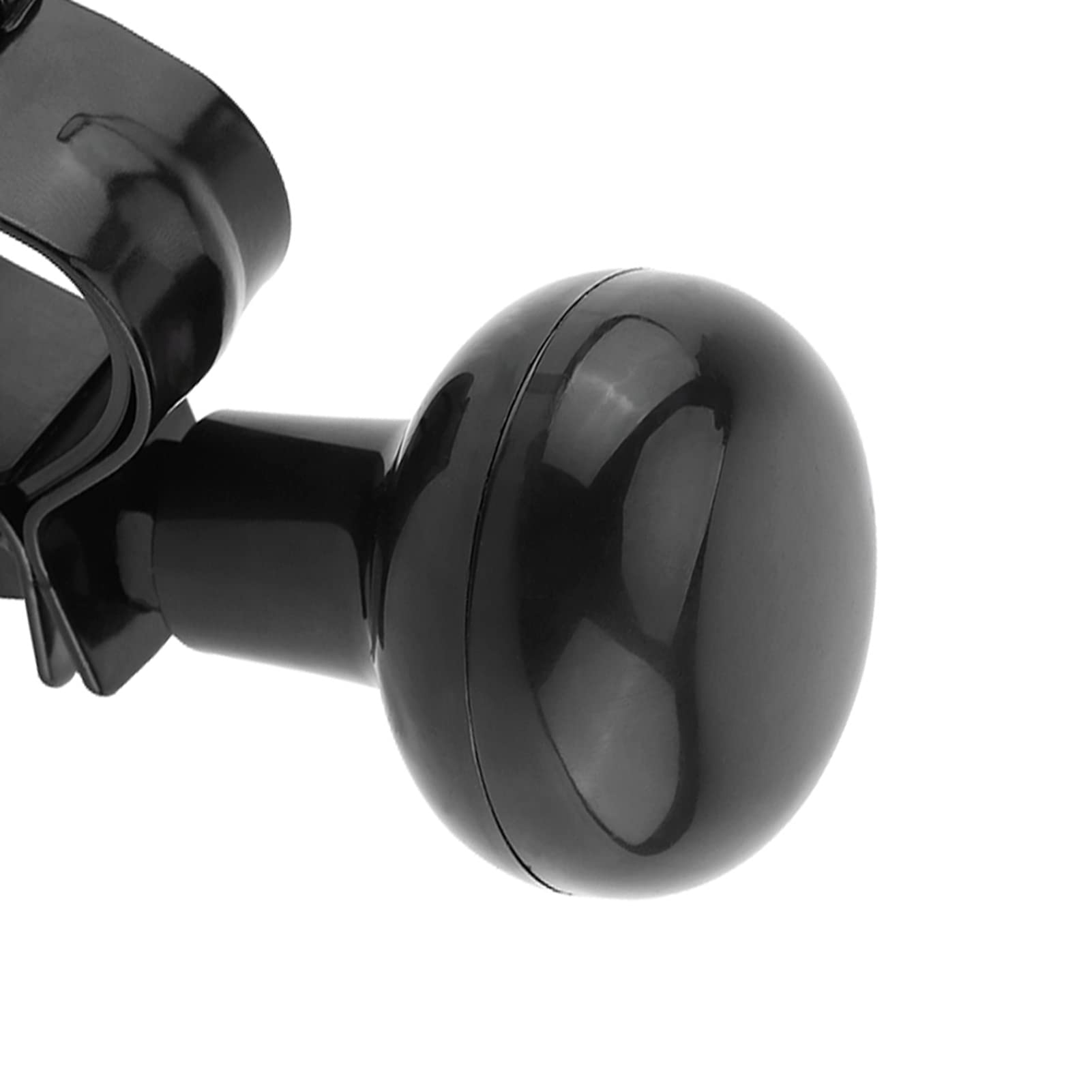 Universal Steering Wheel Knob Spinner - Heavy Duty Black Spinner for Cars, Trucks & Boats | Easy Steering Control for Off-Roading, Towing & Marine Use