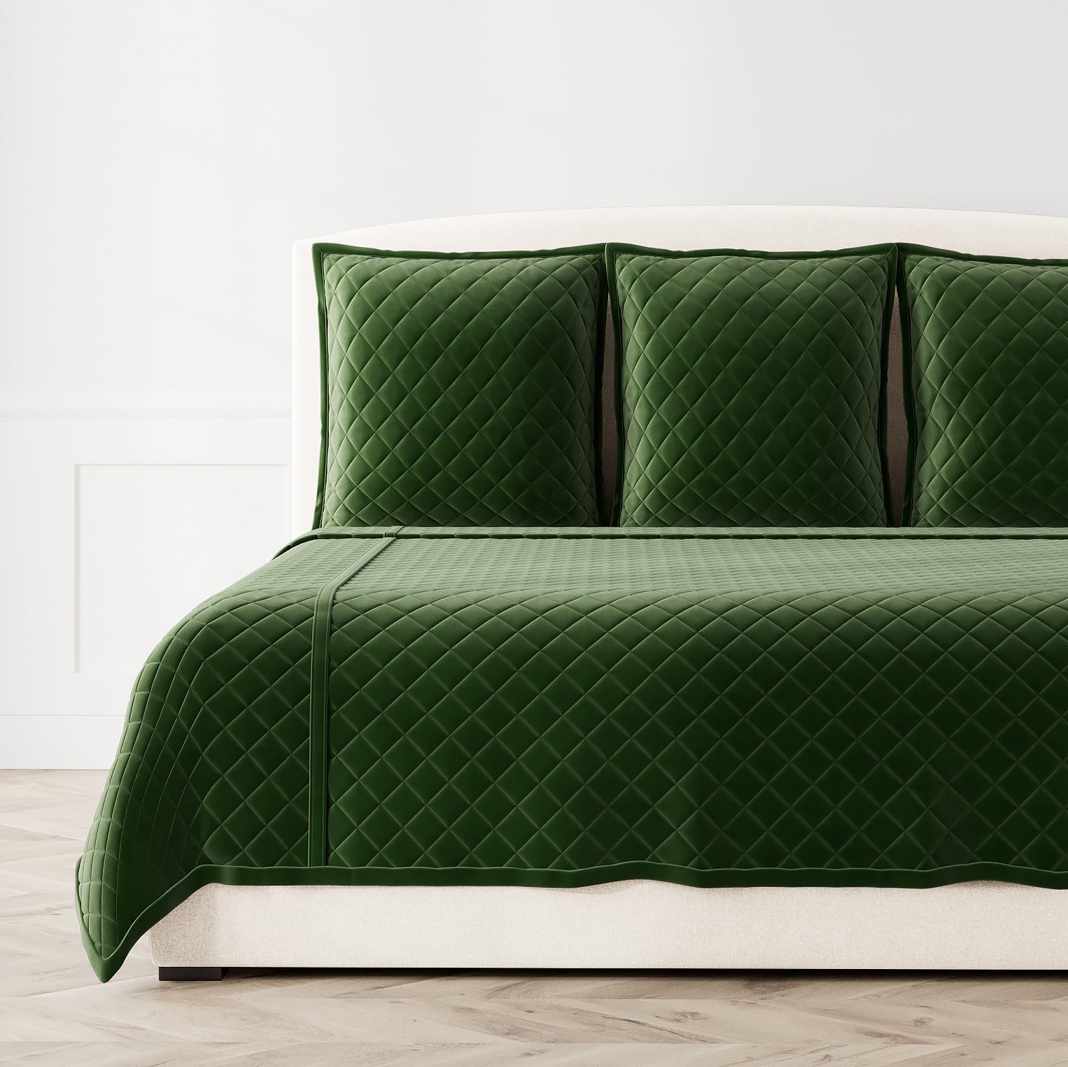 Luxury Velvet Coverlet Set - Soft & Stylish Bedding for All Seasons | Perfect for Master Bedroom, Guest Room & Hotel Decor