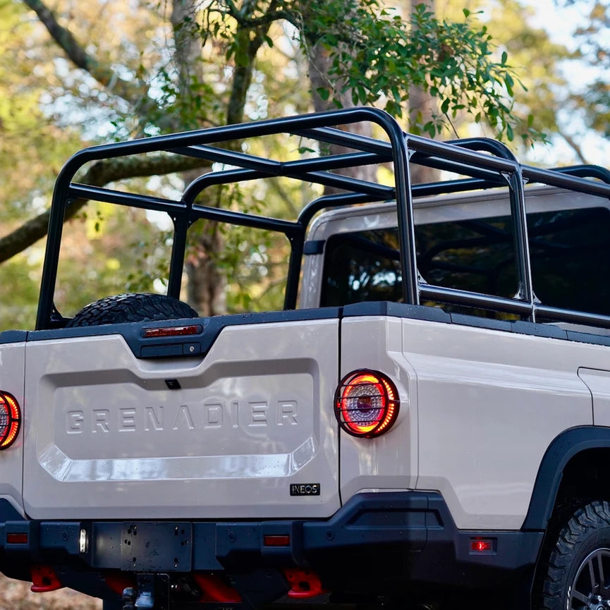 Signature Autosports Offroad Gear Bed Rack for 2023+ Ineos Quartermaster - Heavy Duty Truck Accessories for Camping & Overlanding Adventures