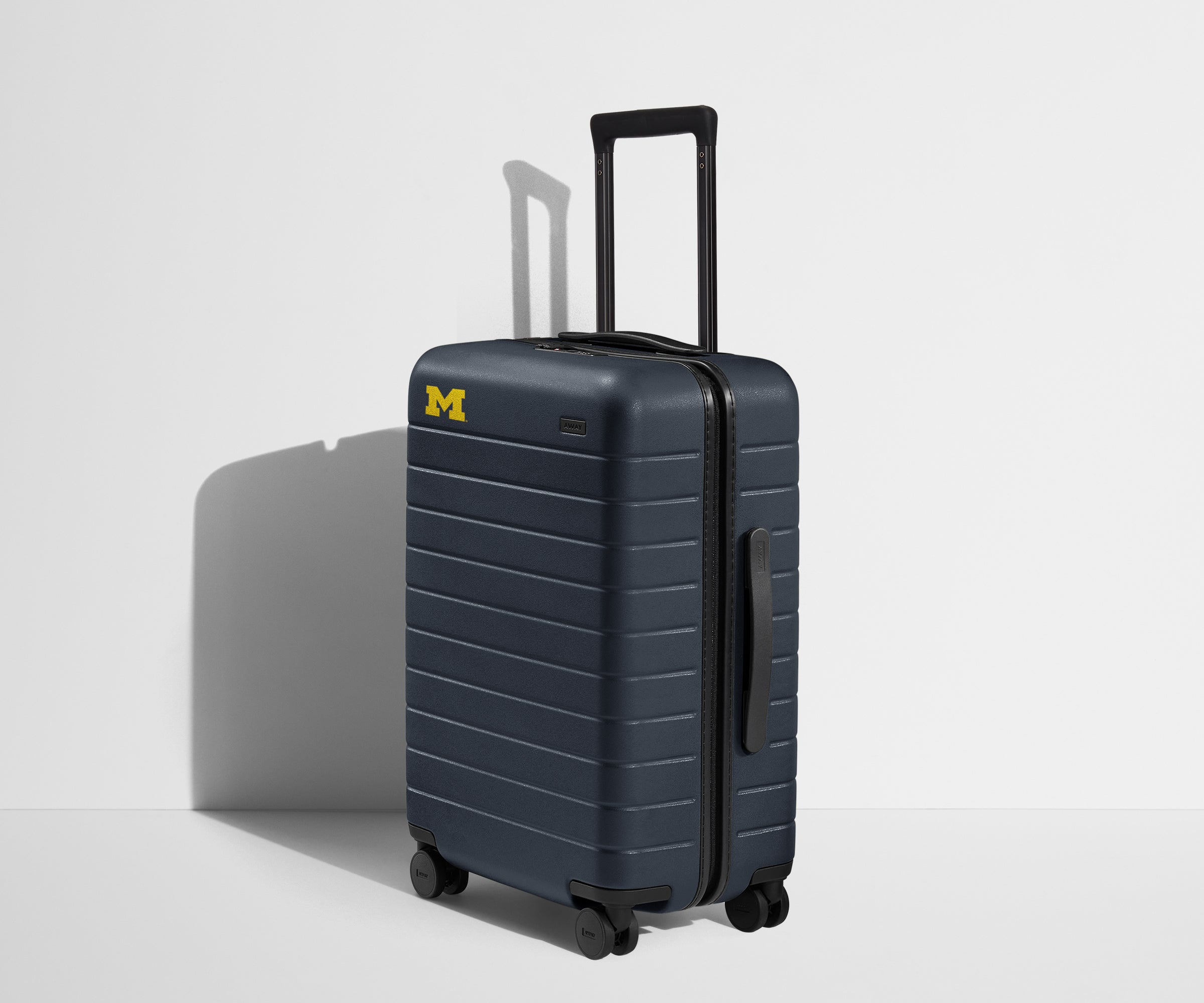 University of Michigan™ The Collegiate Bigger Carry On Luggage - Perfect for College Travel, Weekend Trips & Airplane Carry-On