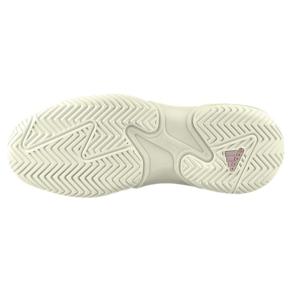 Adidas Women's Barricade 13 Tennis Shoes - Cloud White/Crystal Jade - Lightweight & Durable for Court Play & Training