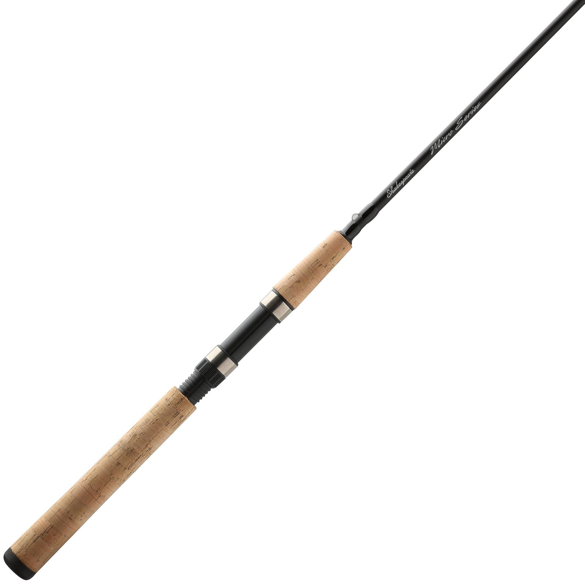 Micro Series Spinning Fishing Rod - Lightweight Graphite Freshwater & Saltwater Fishing Pole for Bass, Trout, and Walleye | Perfect for Shore Fishing, Boat Angling, and Kayak Adventures