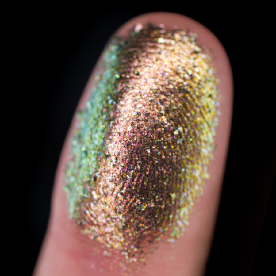Ferric Dimensional Multichrome Eyeshadow - Long-Lasting Highly Pigmented Makeup for Party, Halloween & Special Occasions