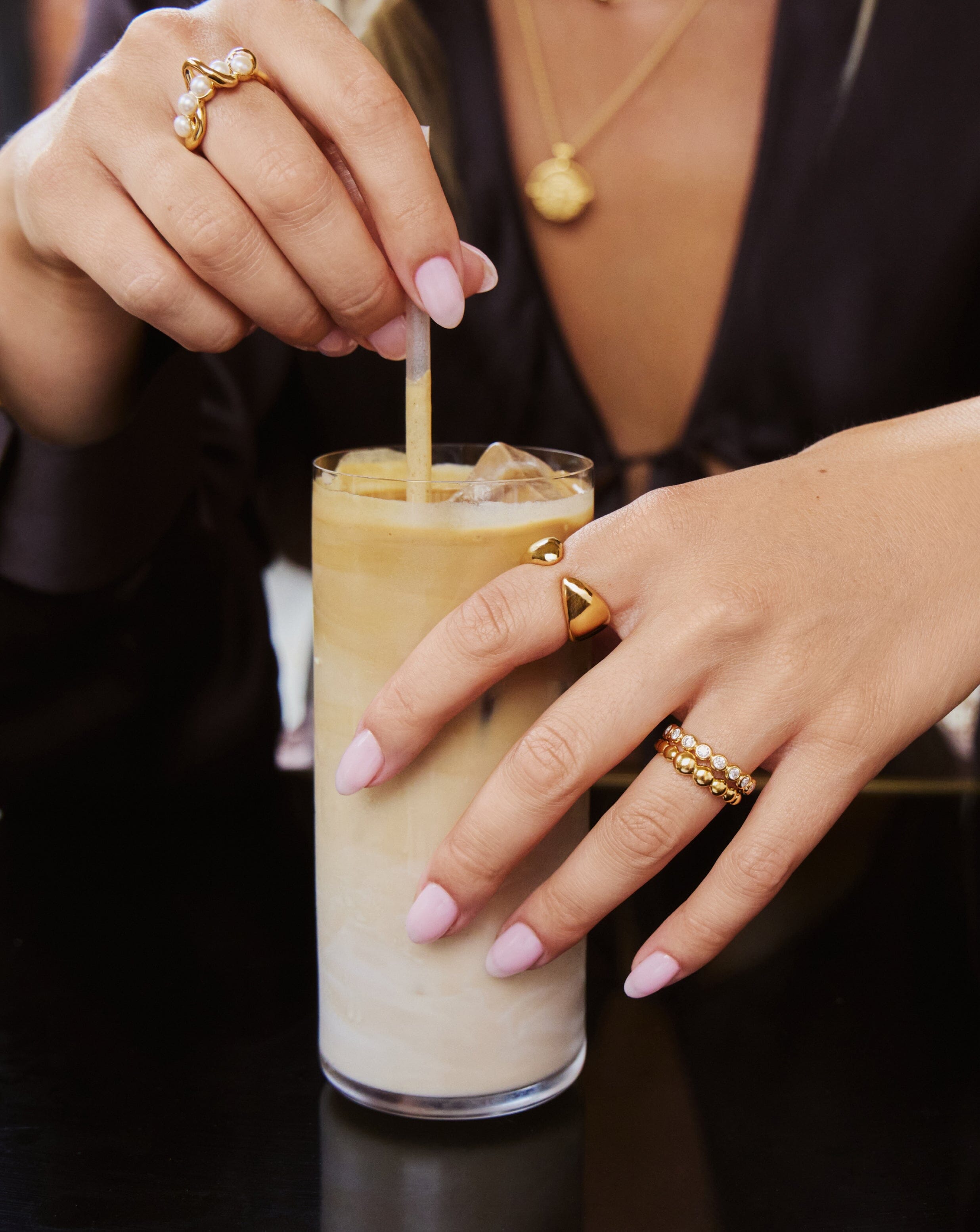 Savi Sculptural Open Stacking Ring - 18k Gold Vermeil Stackable Minimalist Jewelry for Women - Perfect for Layering, Everyday Wear & Special Occasions