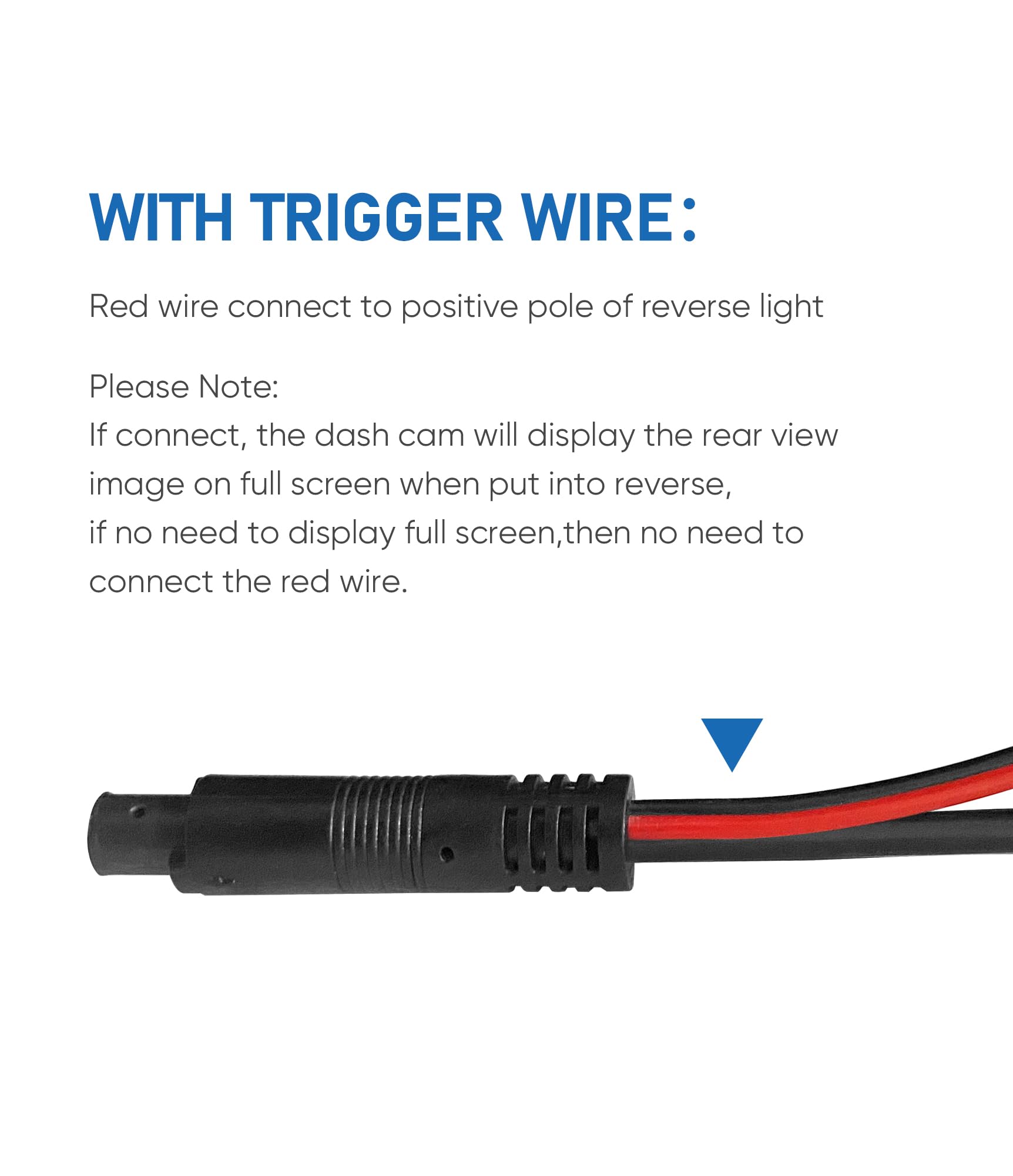 YQMAJIM 25Ft 4P Pure Copper Shielded Dash Cam Rear View Camera Extension Cable - 2.5mm to 4Pin Mirror Backup Camera Replacement Cord for Enhanced Night Vision & Parking Safety | Perfect for Trucks, RVs & Long Vehicle Installations