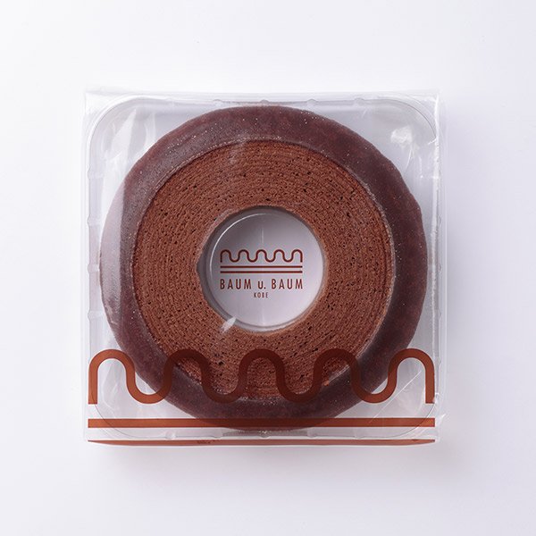 Premium Japanese Chocolate Baumkuchen Ring Cake - Authentic Baum u. Baum 1-Piece Sponge Cake - Perfect for Gifts, Tea Time & Special Occasions