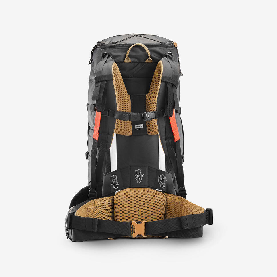 Simond MT100 Easyfit 50L Men's Hiking Backpack - Lightweight Waterproof Travel Backpack for Camping, Trekking & Outdoor Adventures