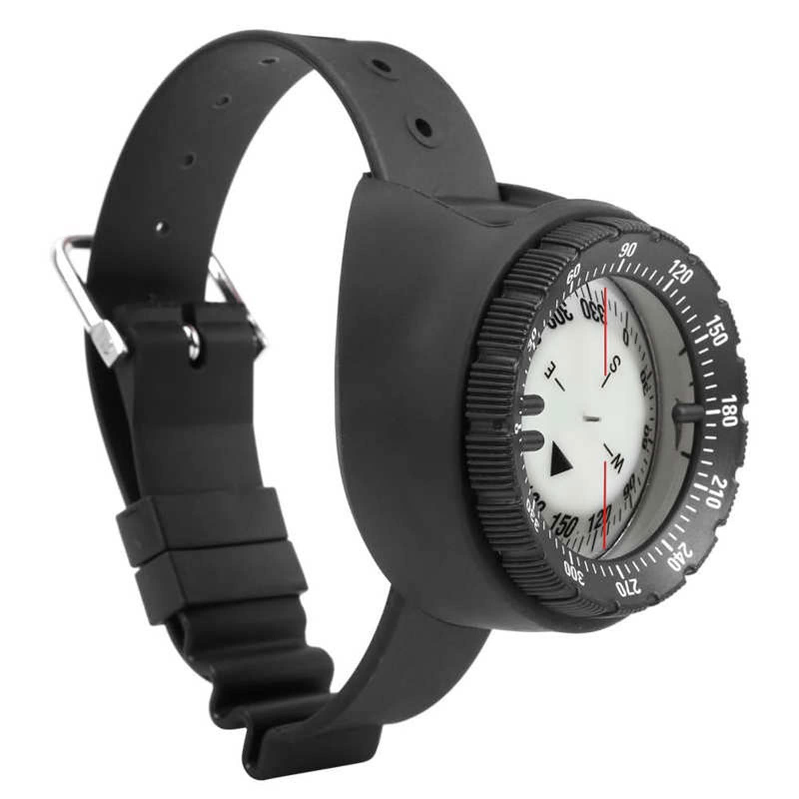 Wangchngqing Professional Camping Compass with Strong Magnet - 50M Waterproof Wrist Compass for Outdoor Activities, Underwater Luminous Navigation for Swimming, Diving, Hiking & Survival (Perfect for Camping, Backpacking and Marine Adventures)